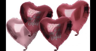 Folat - Folieballonnenset Love is in the Air 4 stuks
