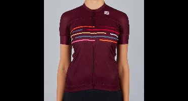 Sportful Short Sleeve Fietsshirt Dames - Rood - Maat M
