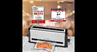 ProfiCook VK 1133  - Vacuümsealer  - 800 mbar  - Roestvrijstaal