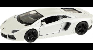 Welly Lamborghini Aventador Sportauto Wit 10,5 Cm