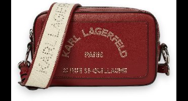 Karl Lagerfeld Bandolera Daily granaat