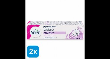 2x Veet Ontharingscreme 180ml - Druivenpitolie extract