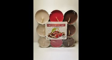 geurtheelichten bispol chocolade-cherry   18 stuks