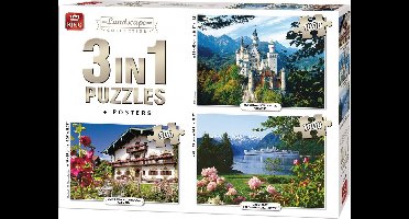 King Legpuzzels 3-in-1 Landscape Collection 500 - 1000 Stukjes