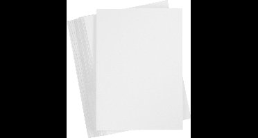Karton, A5 148x210 mm, 250 gr, wit, 100vellen