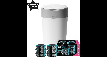 Tommee Tippee Twist & Click Luienemmer Wit - Inclusief 6 Navullingen
