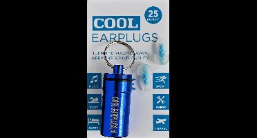 Oordoppen - Oordopjes - Cool Earplugs - Blauw - 1 paar