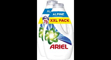 Ariel Vloeibaar Wasmiddel Alpine 2X38 Wasbeurten