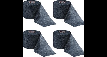Mueller Underwrap Tape - Voetbal Sokken Tape - Scheenbeschermers tape - Donkerblauw - 4 stuks