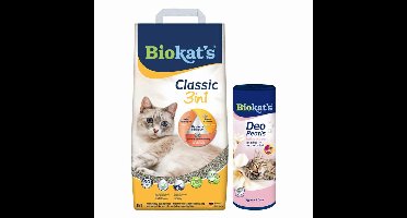 Biokat's Classic & Deo Pearls Babypoeder Pakket