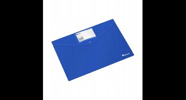 Titanum A4 Map met Kaarthouder, Navy Blauw, Sluiting