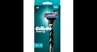 Gillette Mach3 systeem apparaat + 1 reserve mesje