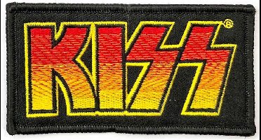Kiss - Classic Logo Patch - Zwart