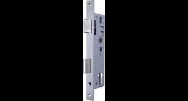 Insteekslot - RVS geborsteld - Mauer - Mauer 4492 PZW dag- en nacht smaldeurslot RVS, doornmaat 20 mm