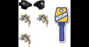 HEOSafe Pakket Fiat Ducato 8 X290 vanaf 2022 Cabinedeuren 3x luik Wit