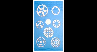 PXP Schmink sjabloon Steampunk tandwiel
