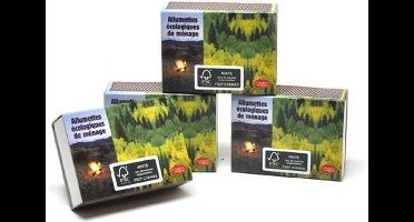 Ecodis Lucifers - FSC - 4 Stuks - Ecologisch Hout