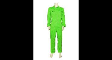 Yoworkwear Kinderoverall polyester/katoen appelgroen maat 176