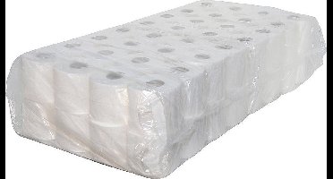 Voordeelverpakking toiletpapier 2-laags cellulose 10 cm x 400 vel - 40 rollen
