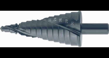 GREE trappenboor, 13 boortrappen, grootheid mm, boordiam 6 - 30mm