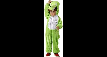 Krokodil Croco verkleed dierenpak kostuum - voor kinderen - groen - Krokodillenpak 128