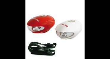 Ikzi Light Haai Led Set - Fietsverlichtingset - LED - Batterij - Wit/Rood
