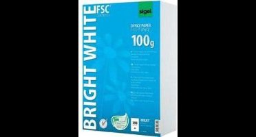 Sigel Bright White Office Paper Inkjet Printpapier Din A4 500 Vellen Ultra-Wit