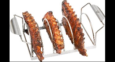 GEFU Spare Rib Rack - roestvrijstaal