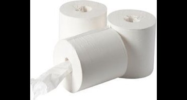 Poetspapier midi rollen cellulose 1 laags 20cm x 270 meter - kokerloos