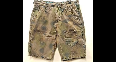 Cast Iron Broek Kort Camouflage Maat 28