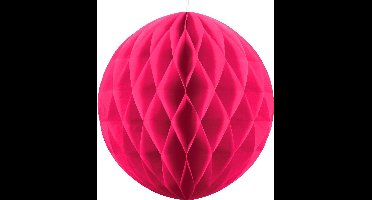 Honeycomb bal party fuchsia ø 30 cm.