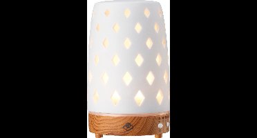 Serene House Ultrasonic Diffuser Diamond White Lightwood base 90ml - Aromatherapie
