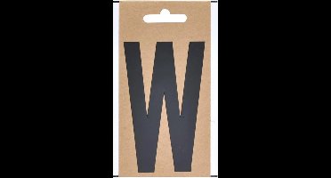 ProPlus Letter Etiket / Sticker "W" - Hoogte 10 cm