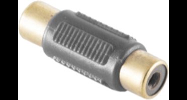 S-Impuls Tulp mono audio koppelstuk - zwart / verguld
