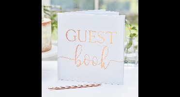 Ginger Ray - Ginger Ray - Botanical Wedding - Gastenboek Rose Gold