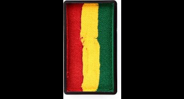 PXP Professional Colours 28 gram one stroke Funky Rasta - Rood Geel Groen Carnaval
