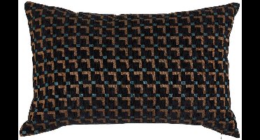 Chenille-kussen met jacquardpatroon THE PALM RESORT