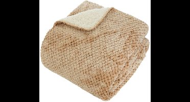 LYNO-plaid van flanel met sherpa-effect
