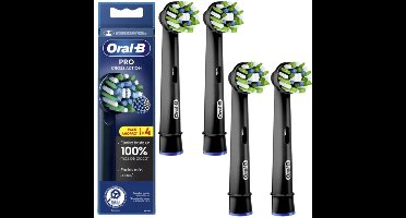 Oral-B Cross Action Opzetborstels - 4 Stuks - Origineel - Voor Ronde Oral-B Borstels