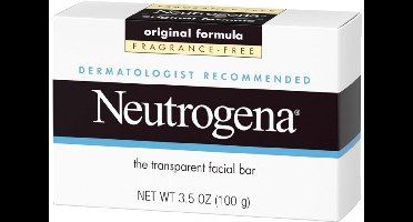 Neutrogena Original Transparante Gezichtsreinigingszeep 99g – Parfumvrij – Met Glycerine – Hypoallergeen – Zachte Dagelijkse Face Wash