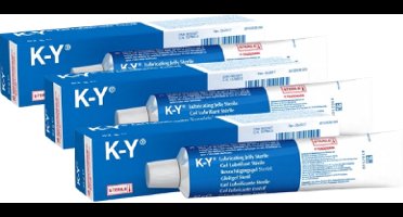 K-Y Jelly Sterile Gel 82G - 3 Stuks - Voordeelverpakking
