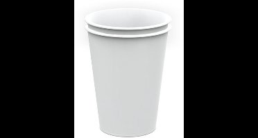 Herbruikbare koffiebeker CirculCup 180ml wit - Automatenbeker - Doos 660 stuks