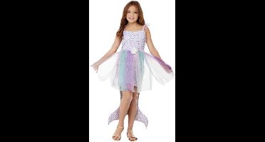 Smiffys - Seashell Mermaid Kinder Kostuum - Kids tm 6 jaar - Paars