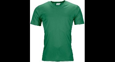 Fusible Systems - Heren Actief James and Nicholson T-Shirt met V-Hals (Groen)