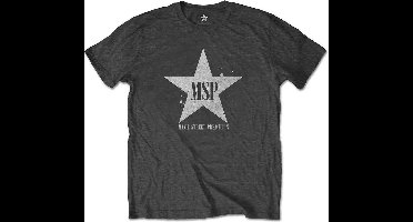Manic Street Preachers - Classic Distressed Star Heren T-shirt - S - Grijs