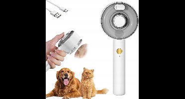Stoom Hondenkattenborstel met UV-licht & Massagekop