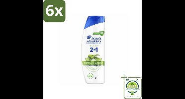 Head & Shoulders – 2-in-1 – Sensitive – 300 ml - Voordeelverpakking - 6 stuks - Anti-roos shampoo - 2-in-1 shampoo