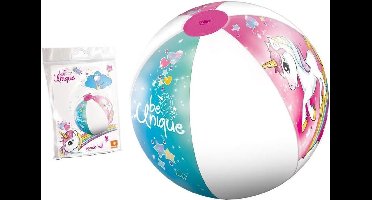 Mondo Strandbal Eenhoorn 50 Cm Roze