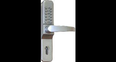 Codeslot - Mauer - Mauer 5001 Mechanisch met Kruk PC72 Ls/Rs Mat Verchroomd