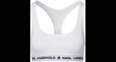 KARL LAGERFELD LOGO BRALETTE Wit M EU